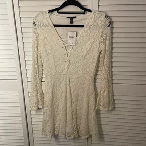 Medium lace off white dress